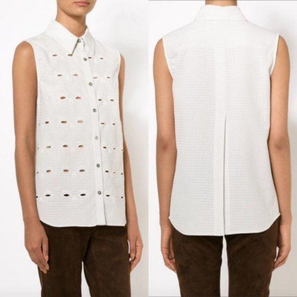 Creatures of the Wind Embroidered Face Shirt Butto